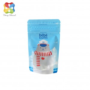 Disposable Breastmilk Bag PET+LDPE Stand up pouch for Breast milk