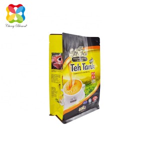 Large Plastic Bag MPET / PE Oanpaste Printing Food Grade Milk Tea Packaging Aluminiumfolie Film