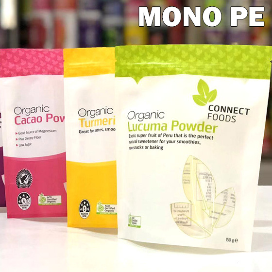 MONO PE Mono-polyetylenlaminat Miljøvennlig emballasjemateriale