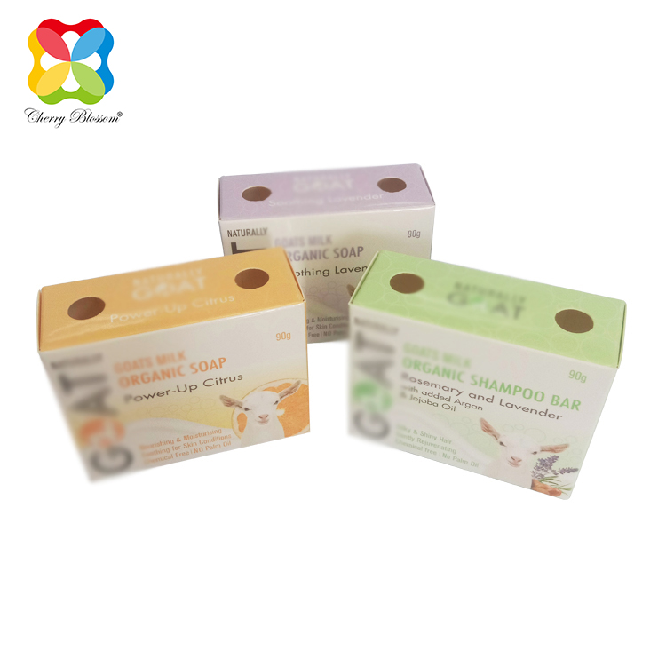 High Quality Natural Organic Bath Soap Folding Gift Box