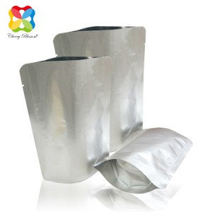 Fornitura di pacchetti alimentari personalizzati in foglio di alluminio Sacchetti per buste sottovuoto con storta Doypack in vendita