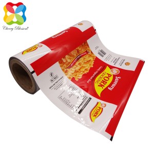 Oanpaste printe Laminated Metalized Plastic Snack Packaging Nylon Packaging Film