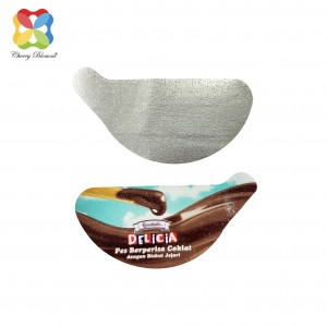 Oanpaste printsjen fan snack ferpakking chocolate biscuit sealing Lidding film