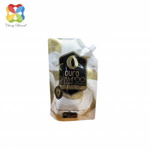 Shampoo Profumu di Coconut Stand up Packaging cù Spout Imballaggio di Shampoo per Stampa Gravure Personalizzata