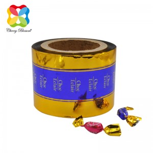 Popular Design for Automatic Packaging Roll Film for Candy Wrapper Metalized Pet Twist Film