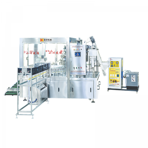 CHXG-5C self-supporting bag filling and capping for soy milk, milk, yogurt