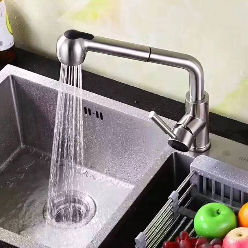 Stainless Steel Kitchen Faucets With Sprayer