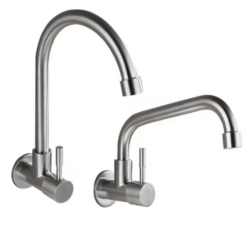 Wall-Mounted Stainless Steel Vegetable Basin Faucet