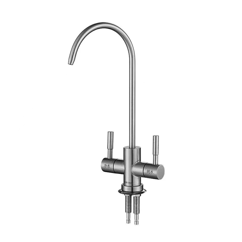 Stainless Steel Water Purifier Faucet With Dual Water Outlets