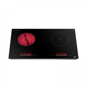 TS-34BR02B Double Induction & Ceramic Cooker