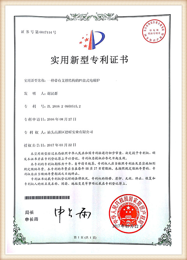 Certificat de brevet de model de utilitate (6)