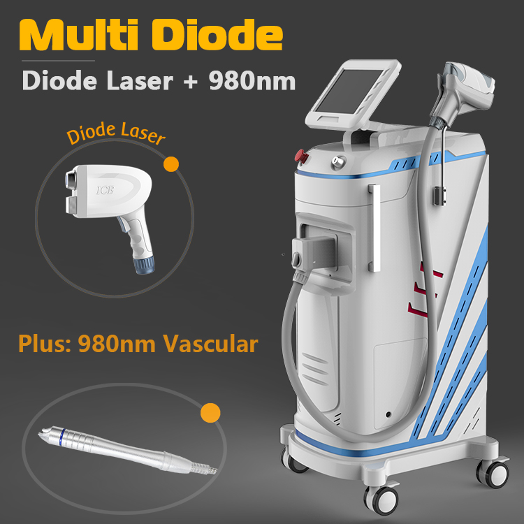 STELLE Diode Laser 808nm+980nm Multifunction Laser Beauty Machine with Factory Price