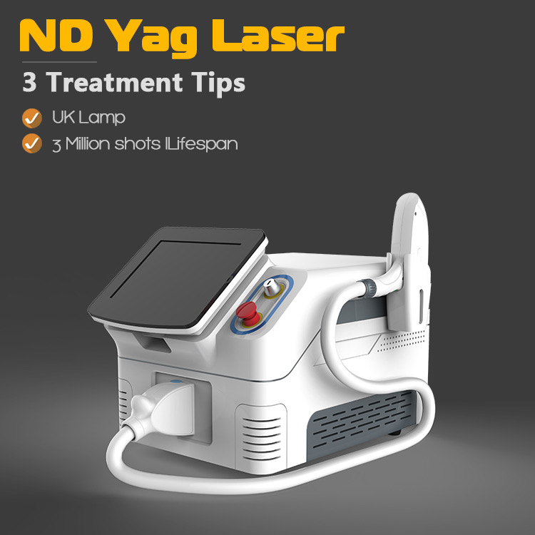 Portable nd yag laser picosend laser 532nm 1064nm 1320nm laser for all pigment removal and tattoo removal Featured Image