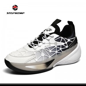 Slip Non Slip Breathable Lightweight Sneakers အားကစားတင်းနစ်ဘတ်စကက်ဘောဖိနပ်