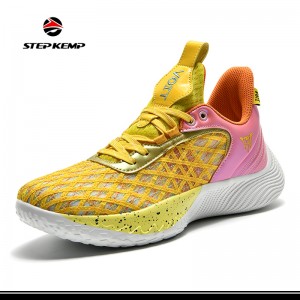 Scarpe da basket con suola in gomma con logo personalizzato, scarpe da ginnastica casual di design