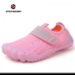 ကလေးများ အမြန်ခြောက်သွေ့သော ခြေဗလာ Aqua ဖိနပ် Wtaer Sneaker