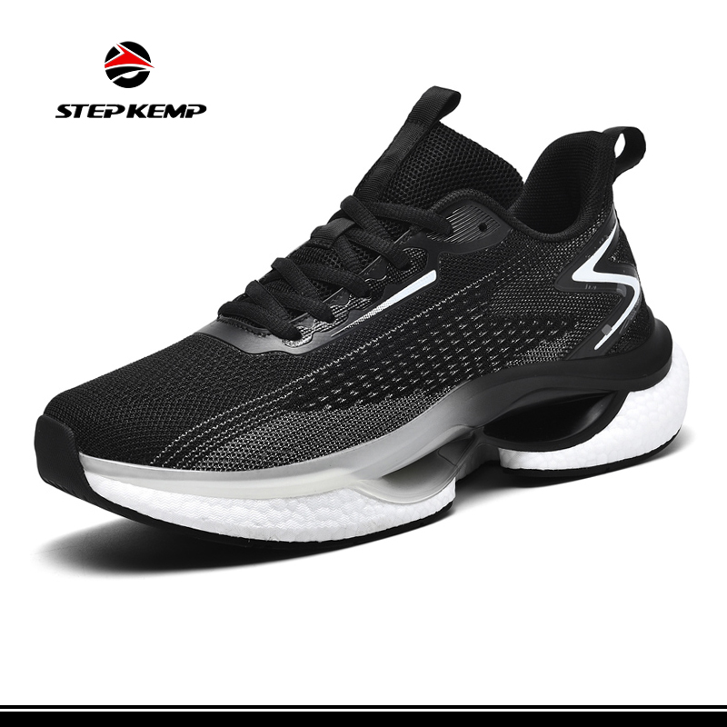 Stepkemp Men's Supportive Running Shoes รองเท้าผ้าใบกีฬาแบบลำลองรองเท้าแฟชั่นลำลอง