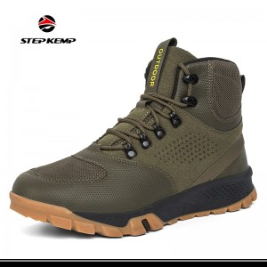 Male Safety Outdoor Breathable Hiking Boots Shoes