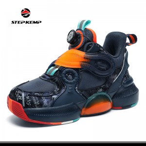 Zapatos de baloncesto para niños Zapatillas de deporte de venta caliente de moda para niños