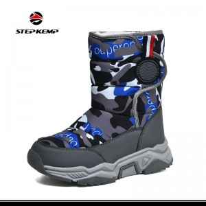 Children′s Lightweight Warm Fashion Waterproof Ankle Winter Snow Boots