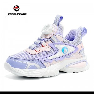 Kids Air Tennis Running Shoes Memory Foam Athletic Lightweight Sports Walking Sneakers for Boys Girls