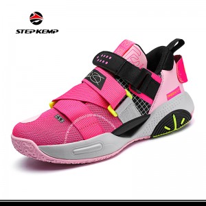 Ama-Sneakers ne-Athletic Footwear I-Magic Tape I-Basketball Sports Shoes