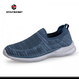 Breathable Women Casual Flat Tennis Ladies Knit Sports Socks Shoes