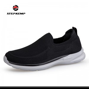 Women Breathable Casual Flat Tennis Ladies Knit Sports Socks Shoes