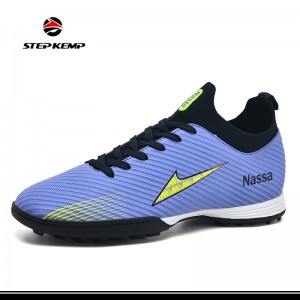 Men Rubber Outsole Training Sport Sneakers Football Futsal Indoor Soccer Shoes