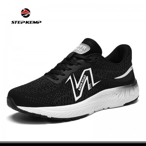 Magaan na Tennis Non Slip Gym Workout Shoes Mga Breathable Mesh Walking Sneakers