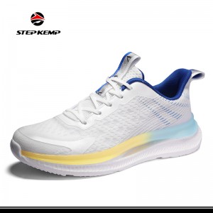 Kasut Lari Lelaki Tidak Tergelincir Berjalan Senaman Tennis Mesh Fesyen Sneakers