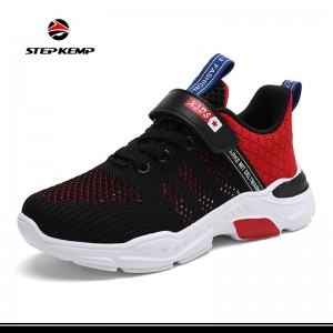 Flyknit Upper School Baby Kids Child Breathable Light Sneakers Shoes