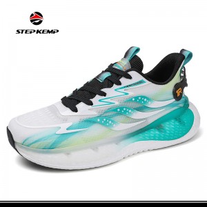 Men′s Tennis Workout Walking Gym Athletic Boost Sole Breathable Shoes