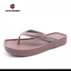 Women′s Flip-Flops Casual Comfort Thong Sandals Non-Slip Slippers for Beach