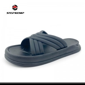 Lady Slides Sandal I Taa Moko Custom Woman Home Slippers