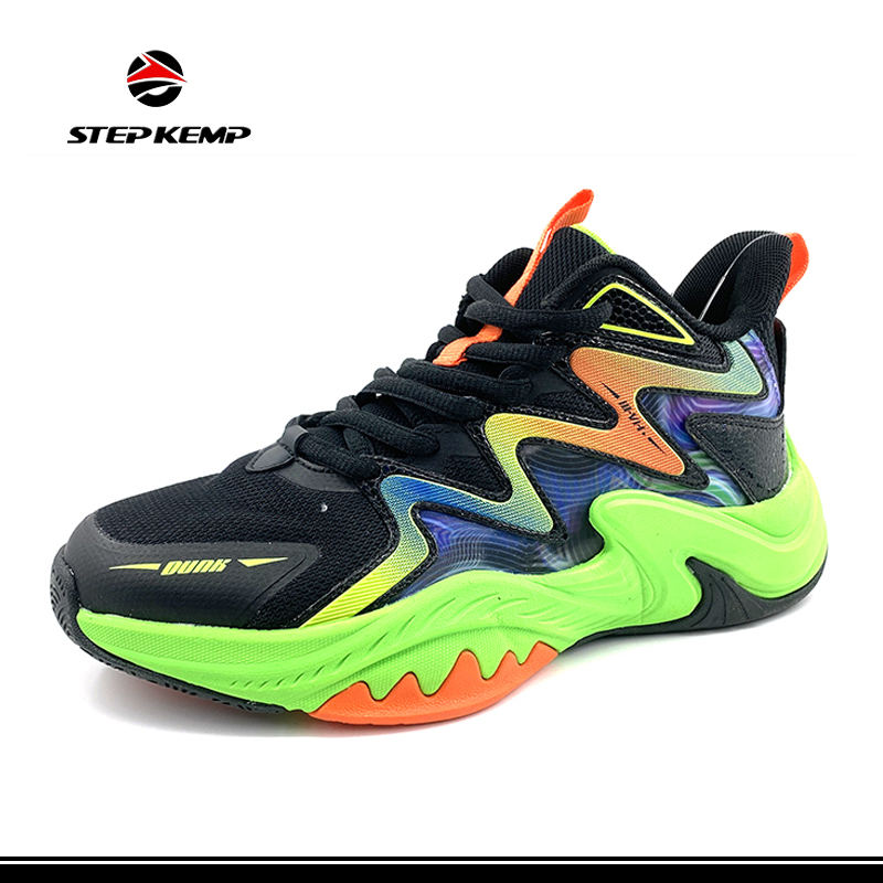 Kids' Sneakers Sports Breathable Lightweight Running Basketball Shoes