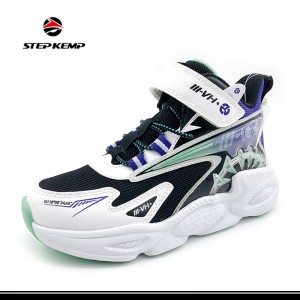 Boys Kids Sneakers Athletic Tennis Slip on Sports Basketball Shoes