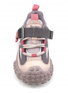 New Fashion Pink Thick Sole Daddy Shoes Buckle Kids Running Shoes