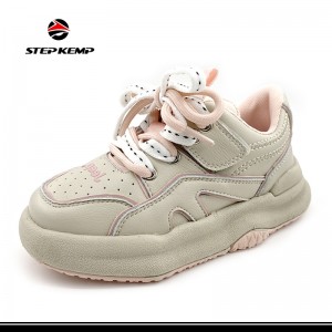 ຂາຍສົ່ງເດັກນ້ອຍກະດານ Sneakers ວິທະຍາເຂດໂຮງຮຽນເດັກນ້ອຍເກີບກິລາ