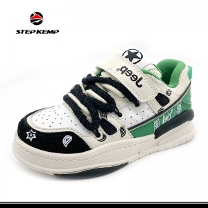 Brand Buckle Strap Nije Kids Athletic Sneakers Sports Shoes