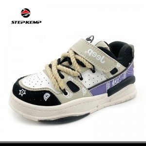 Brand Buckle Strap New Kids Athletic Sneakers Sports Shoes