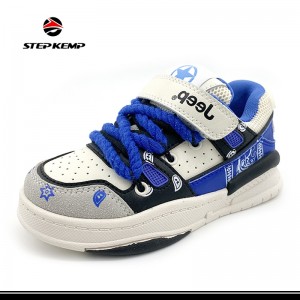 Brand Buckle Strap New Kids Athletic Sneakers Sports Shoes