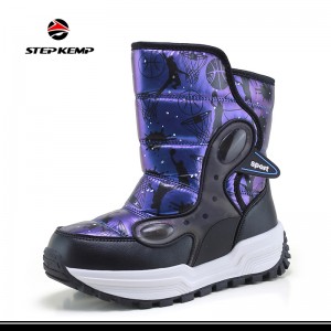 Girls Boys Cold Weather Outdoor Warm Waterproof Winter Snow Boots