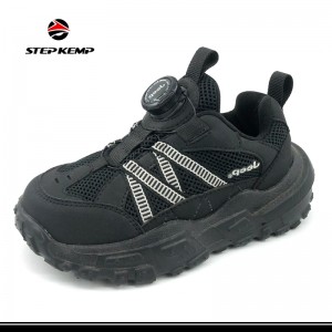 Mesh Breathable Casual Children Boys Outdoor Hiking Camping Running Shoes