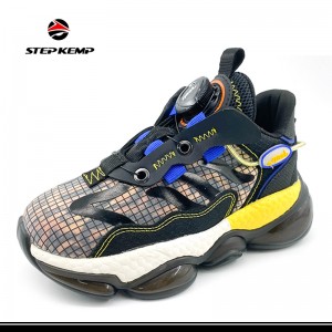 Ngedongkrak Soft Outsole Waterproof Upper Boys School Walking Sport Sneaker Shoes
