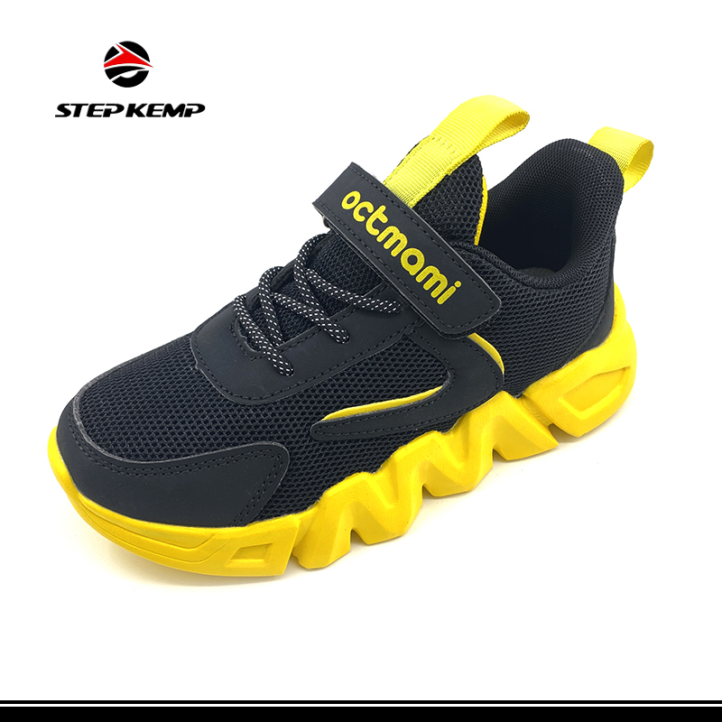 New Style School Kids Breathable Mesh Shoes Teenager Girls Sport Sneakers