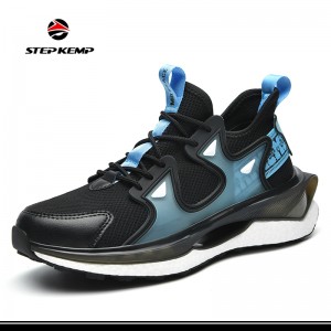 Kasut Lari Menyokong Lelaki Berkusyen Sneakers Olahraga Ringan
