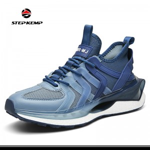 Men′s Supportive Running Shoes Cushioned Lightweight Athletic Sneakers