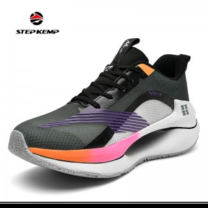 Men′s Cushioned Lightweight Athletic Sneakers Outdoor Running Shoes