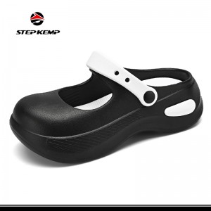 Women Men Orthopedic Clogs Arch Support Garden Shoes Sandals Slippers with Plantar Fasciitis Insoles